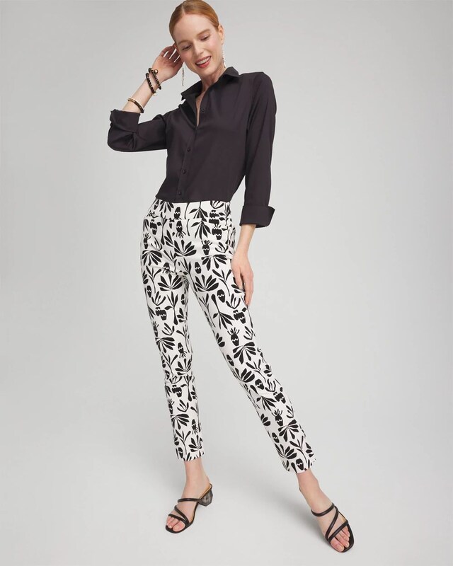 Brigitte Artisan Print Ankle Pants - image 2